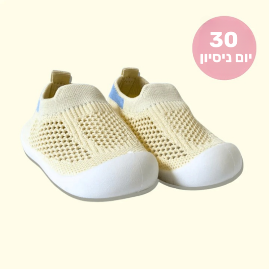 נעלי סרוגים לתינוקות עם סוליה רכה ונושמת-LilSteps