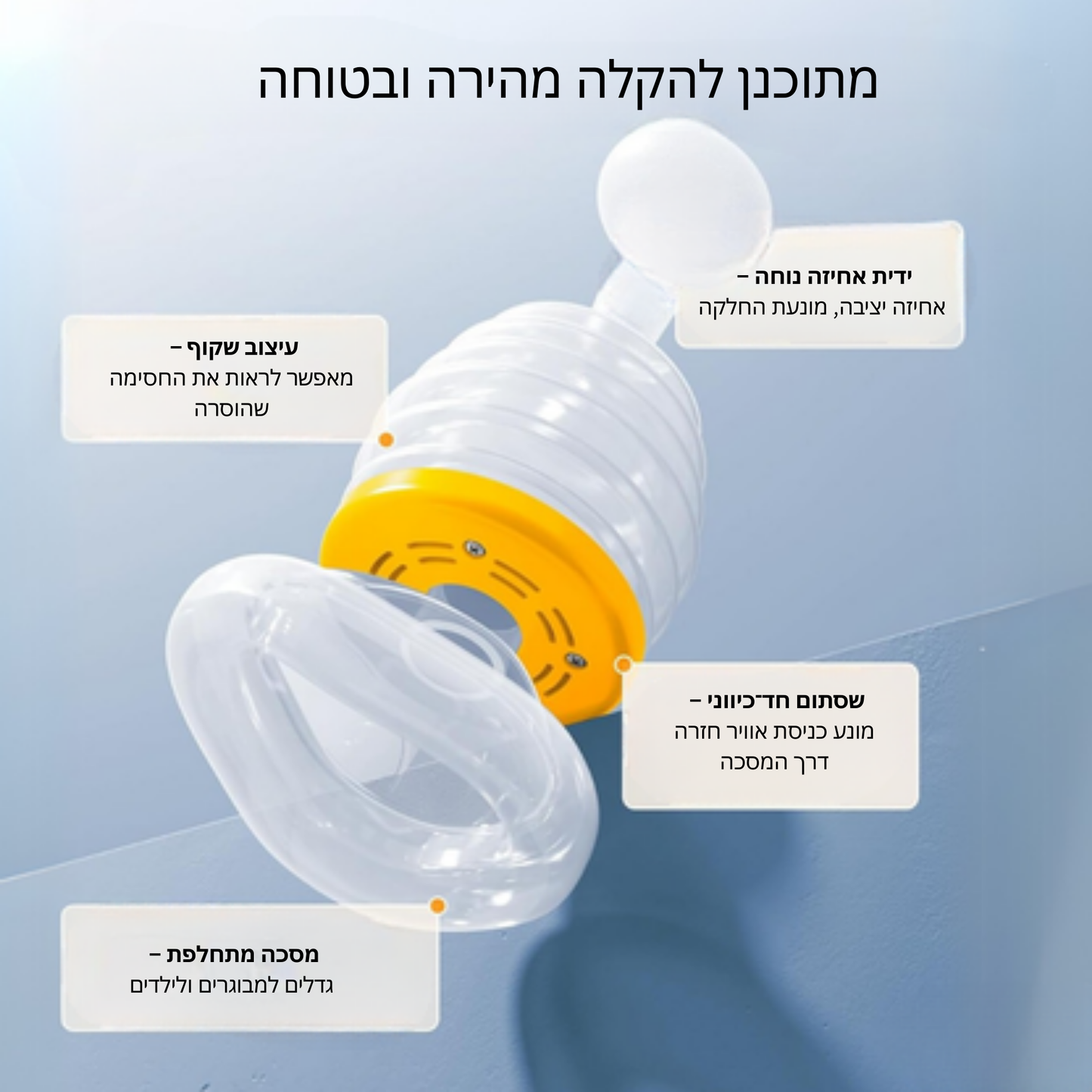 מכשיר חירום לשאיבת חנק - ™safy