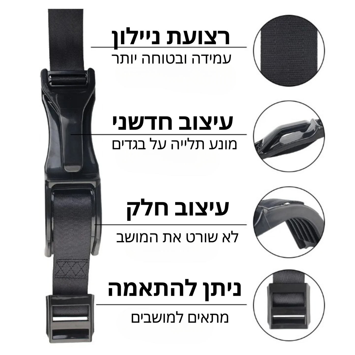 מתאם בטיחות לחגורת רכב לנשים בהריון-BumpGuard™