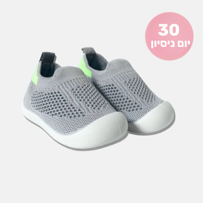 נעלי סרוגים לתינוקות עם סוליה רכה ונושמת-LilSteps