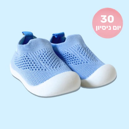 נעלי סרוגים לתינוקות עם סוליה רכה ונושמת-LilSteps