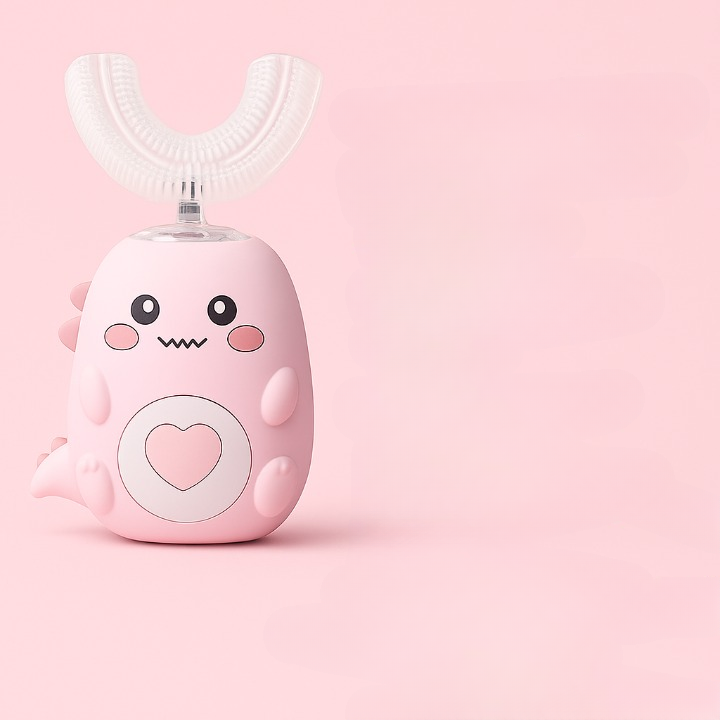 מברשת שיניים חשמלית לילדים בצורת U-DinoBrush™