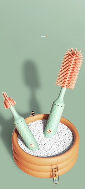 מברשת סיליקון חכמה לבקבוקים - Brushy™