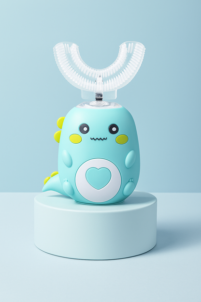 מברשת שיניים חשמלית לילדים בצורת U-DinoBrush™